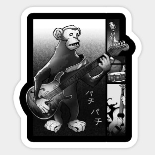 Monkey see monkey plays Sticker